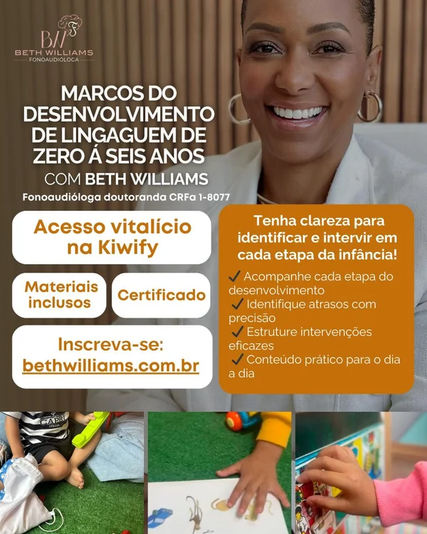 Capa do treinamento Marcos do Desenvolvimento da Linguagem